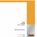 Case 721F Wheel Loader Service Manual