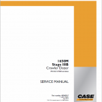 Case 1650M Crawler Dozer Service Manual