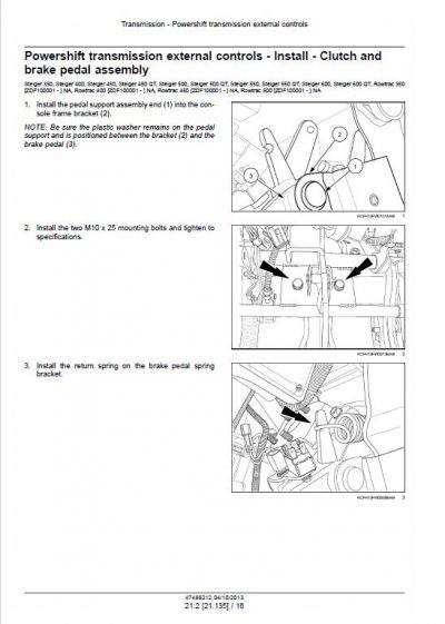 Case 350, 400, 450 Rowtrac Tractor Service Manual