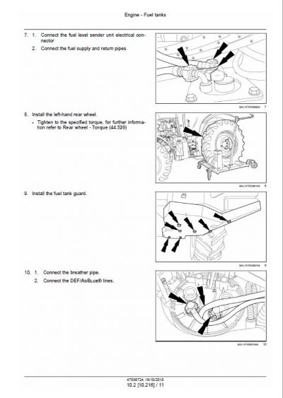 Case 115, 125, 135, 145 Maxxum CVT Tractor Service Manual