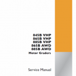 Case 885B, 885B DHP, 885 VHP, 885 AWD Grader Service Manual