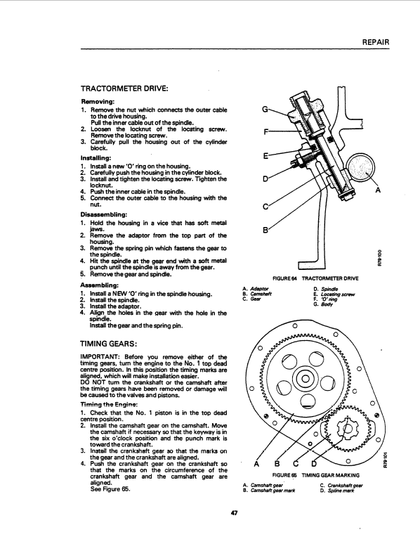 Case 990 G&D David Brown Service Manual