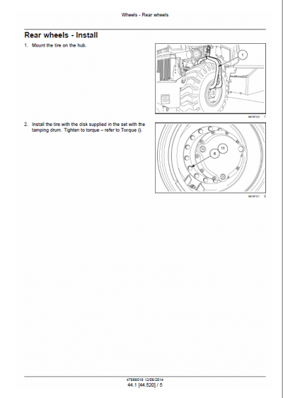 Case SV208, SV210 Vibratory Roller Service Manual