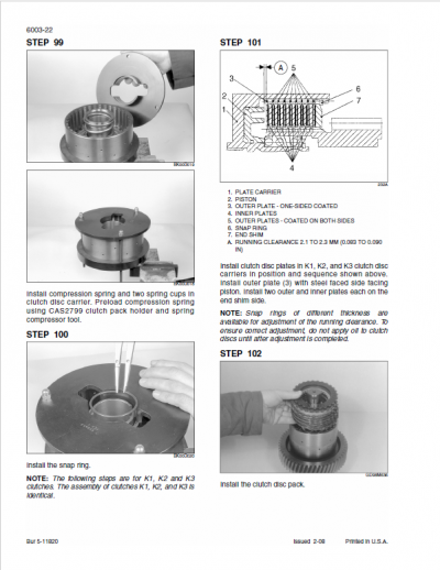 Case 521E Loader Service Manual