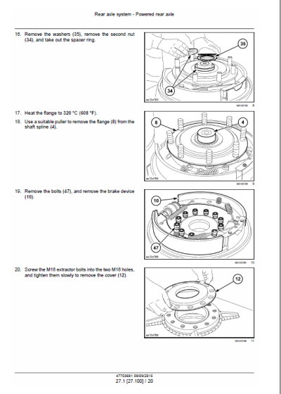 Case Pt240 Line Roller Service Manual 2303