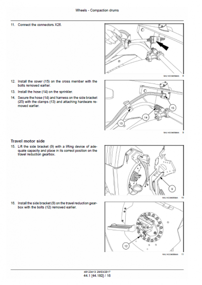 Case DV209D, DV210D, DV209CD, DV210CD Drum Compactor Service Manual