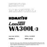 Komatsu WA300L-3 Wheel Loader Service Manual