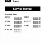 CAT GC25K, GC25K HP, GC30K Forklift Lift Truck Service Manual