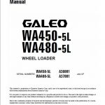 Komatsu WA450-5L, WA480-5L Wheel Loader Service Manual