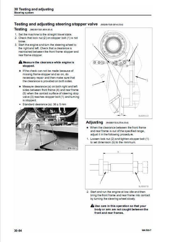 Komatsu WA500-7 Wheel Loader Service Manual  Ram Wa500 Wiring Harness Diagram    The Repair Manual