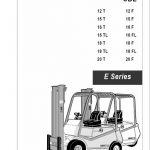 BT CBE 1.8T, CBE 1.8TL, CBE 2.0T E Series Forklift Service Manual