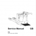 BT P20 Pallet Truck Repair Service Manual