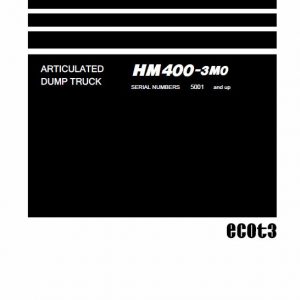 Komatsu HM400-3M0 Dump Truck Service Manual