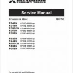 Mitsubishi FG40N, FG45N, FG50CN, FG50N, FG55N Forklift Service Manual