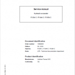 Liebherr A934C, R934C, R944C, R954C Litronic Excavator Service Manual