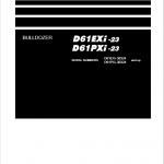 Komatsu D61EXi-23, D61PXi-23 Dozer Service Manual