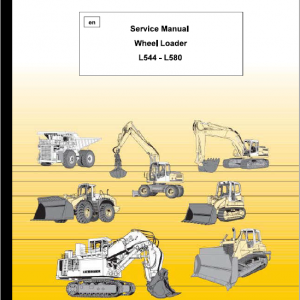 Liebherr L544, L554, L564, L574, L580 Wheel Loader Service Manual
