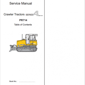 Liebherr PR 714 Crawler Dozer Repair Service Manual