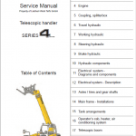 Liebherr TL435-10, TL435-13, TL442-13, TL445-10 Telescopic Handler Service Manual