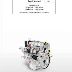 Liebherr D934 A7-04, D936 A7-04, D944 A7-04, D946 A7-04 Engine Service Manual