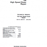 John Deere 764 High Speed Dozer Repair Service Manual