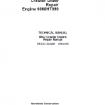 John Deere 850J with Engine 6068HT090 Crawler Dozer Service Manual