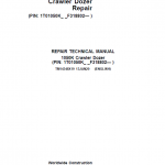 John Deere 1050K Crawler Dozer Service Manual (SN. F318802-)