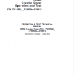 John Deere 1050K Crawler Dozer Service Manual (SN. from F268234 – F318801)