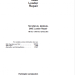 John Deere 244E Loader Repair Service Manual