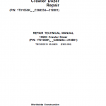 John Deere 1050K Crawler Dozer Service Manual (SN. from C268234 - C318801)