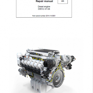 Liebherr D9512 A7-04 Engine Service Manual