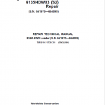 John Deere 824K 4WD Engine T3 & S2 Loader Service Manual (S.N 641970 - 664099)