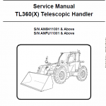 Bobcat TL360 and TL360X Telescopic Handler Service Manual