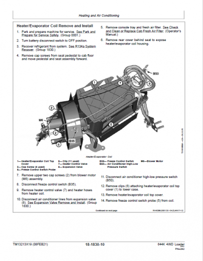 John Deere 644K 4WD Loader Service Manual (S.N. after C000001 & D000001 - )