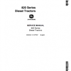 John Deere 80, 820, 830 (80 Series) Tractors Service Manual