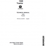 John Deere 1520 Utility Tractor Repair Service Manual