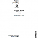 John Deere 2020 Tractors Service Manual (SN. from 117500 -)