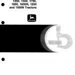 John Deere 1350, 1550, 1750, 1850, 1850N, 1950, 1950N Tractors Service Manual