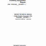 John Deere 2144G Forestry Excavator Repair Service Manual ( SN D210001 -)