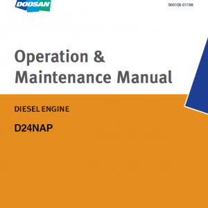 Daewoo D24NAP Engine Operation and Maintenance Manual