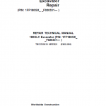 John Deere 180GLC Excavator Repair Service Manual (S.N after F020331 -)