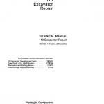 John Deere 110 Excavator Repair Service Manual