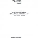 John Deere 200CLC, 230CLC, 270CLC Excavator Repair Service Manual