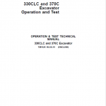 John Deere 330CLC, 370C Excavator Repair Service Manual