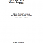 John Deere 180CW, 210CW Wheeled Excavator Repair Service Manual