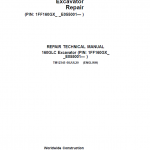 John Deere 160GLC Excavator Repair Service Manual (S.N after E055001 -)