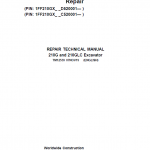 John Deere 210G, 210GLC Excavator Repair Service Manual ( S.N after C520001, D520001 )