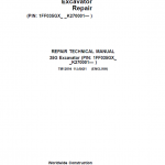 John Deere 35G Excavator Repair Service Manual (S.N after K270001)