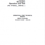 John Deere 350GLC Excavator Repair Service Manual (S.N after F809192 - )