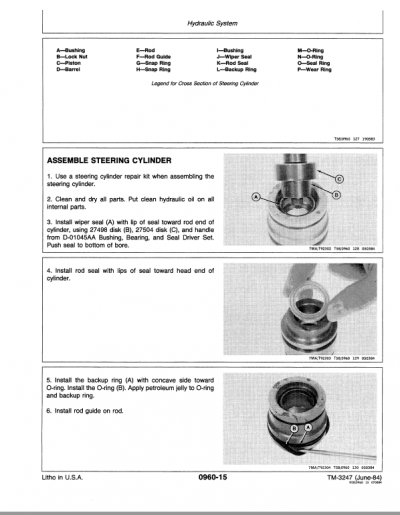 John Deere 415b, 515b Backhoe Loader Repair Technical Manual